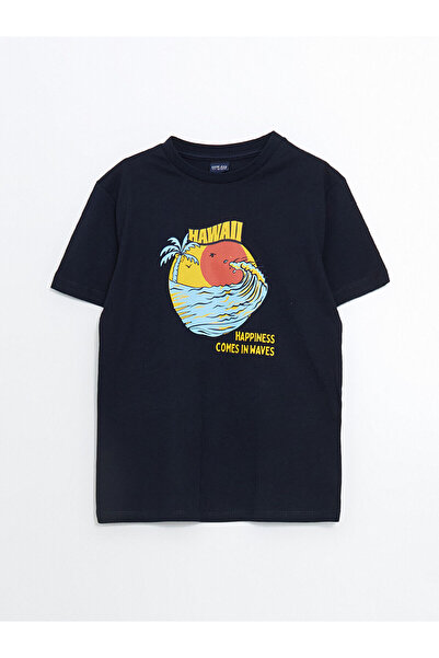 LC Waikiki Nova sezonska okrugla kragna majica za dečake - S5I169Z4