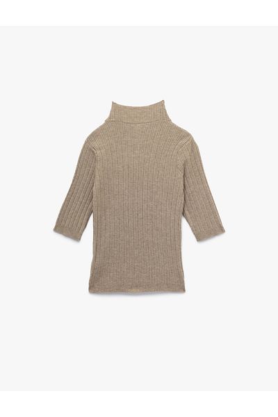 Koton Short Sleeve Turtleneck Sweater
