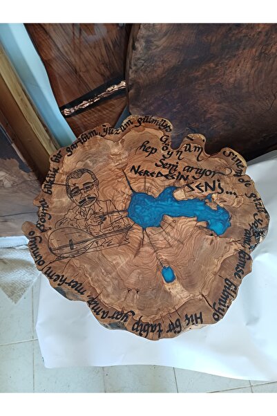oliveforestwood Sehpa Zeytin Ağacı (Ayaklar dahil-Neşet Ertaş)