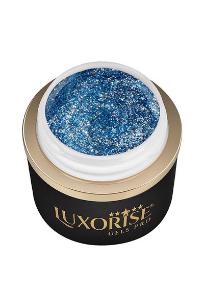 LUXORISE Gel Design 3D LUXORISE - Strălucire Regală, Azure Frost 5ml