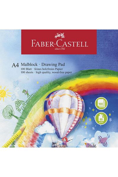 OEM Drawing Pad, A4, 100 Files, 80g/mp, Faber-castell