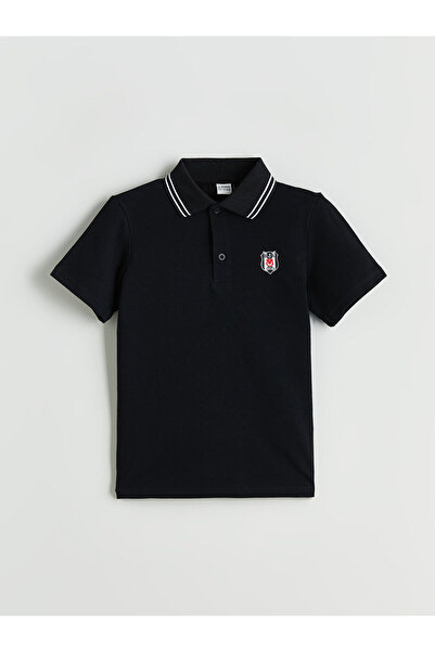 LC Waikiki تي شيرت LCW للأولاد مطبوع برقبة بولو