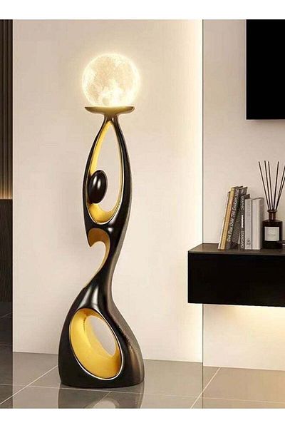 Raffine Modern Luxury Design Resin Art Sculpture Decorative Floor Lamp