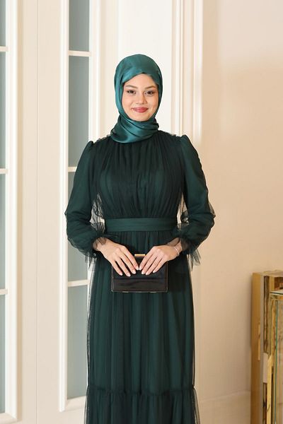 Modaviki Βραδινό φόρεμα Eftelya Emerald SN90