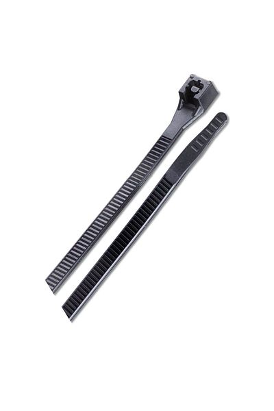 XTREME Set of 100 nylon serrated cable ties, 4.5x180mm, self-locking, collar type, Xtreme 07162