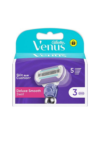 Gillette Set Rezerve lame de ras Gillette VENUS SWIRL SMOOTH 3 buc