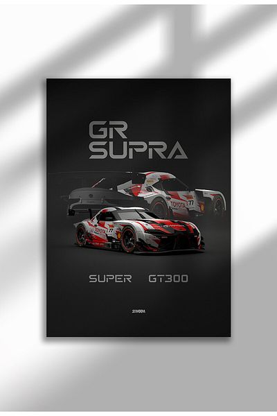 21mxm GT & DTM Racing Poster, Modern Race Cars on Canvas, Frameless Motorsport Wall Art, Track Legends