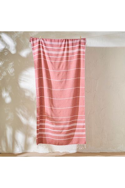 Bella Maison 100% bumbac Alora țiglă (95x180 cm)