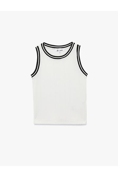 Koton Slim Fit Sleeveless Ribbed Crew Neck Undershirt