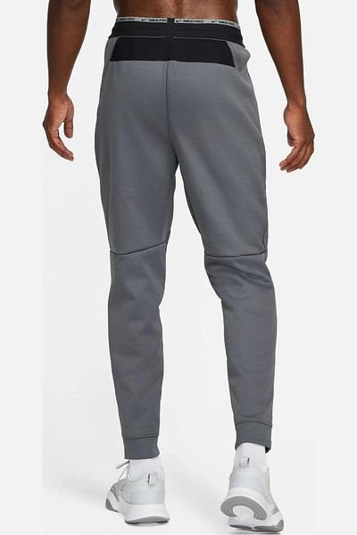 Nike Training Pro Sphere Therma Fit Jogger Men's Sweatpants with Zipper Pocket Gray
