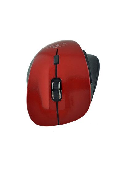 OEM Mouse Wireless, 6D, Bluetooth v.5.0, Titanum Fornax 94658, 110 x 70 x 40 mm, 1600 DPI, red