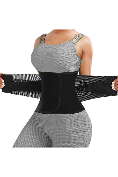 GYMEX Premium Neoprene Slimming Belt, Black