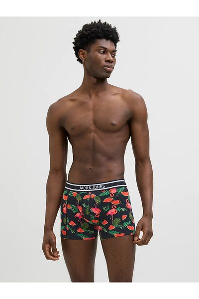 Jack & Jones Πακέτο 3 Black Boxers - Tom