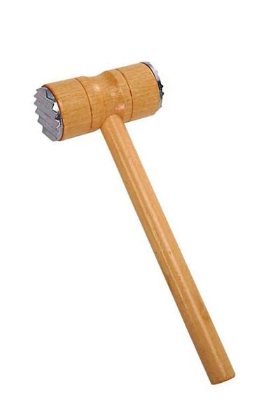 Kuzeyli Meat Towel Meat Softener Hammer Two-Sided Wooden Handle
