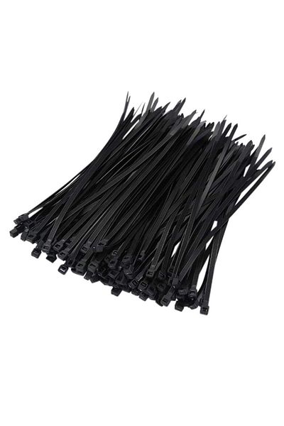 XTREME Set of 100 nylon serrated cable ties, 3.5x200mm, self-locking, collar type, Xtreme 07157