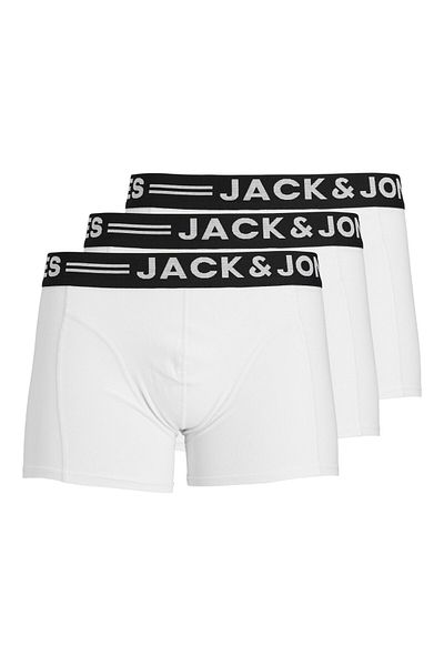 Jack & Jones Men's Solid Color Boxer Pack of 3