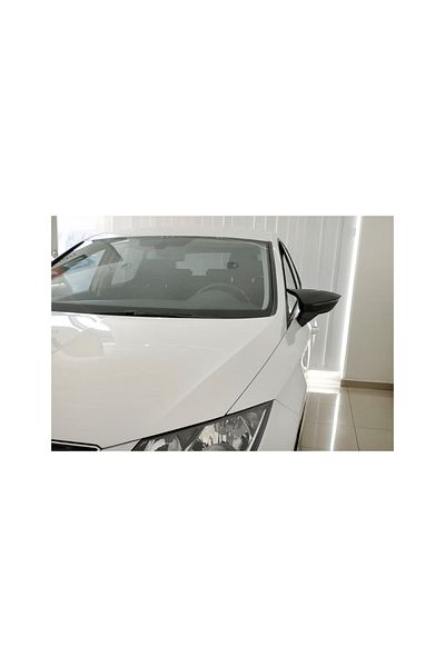 ideal STORE Set 2 Capace Oglinzi tip BATMAN idealSTORE pentru Seat Leon III 2012-2020, culoare Piano Black - Neg