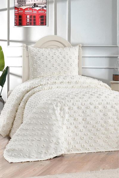 HUZUR ÇEYİZ Vera 2 Piece Single Pique Set