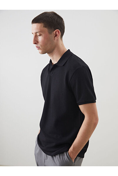 LC Waikiki Nevavm with a Difference Polo Collar Short Sleeve Men's T-Shirt
