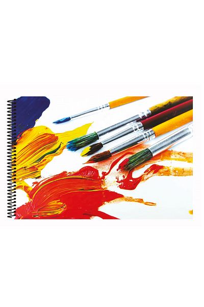FLY COLOR 25X35 P.P Cover Detachable Sheets Ring Binder Picture Notebook Patterned 25 Sheets