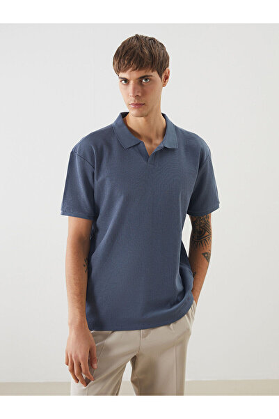 LC Waikiki Nevavm with a Difference Polo Collar Short Sleeve Men's T-Shirt