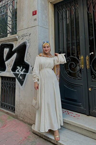 lurex moda Prenses Model Keten Elbise