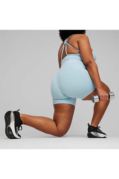 Puma FIT Pantaloni scurți de damă cu talie înaltă de 5 inchi
