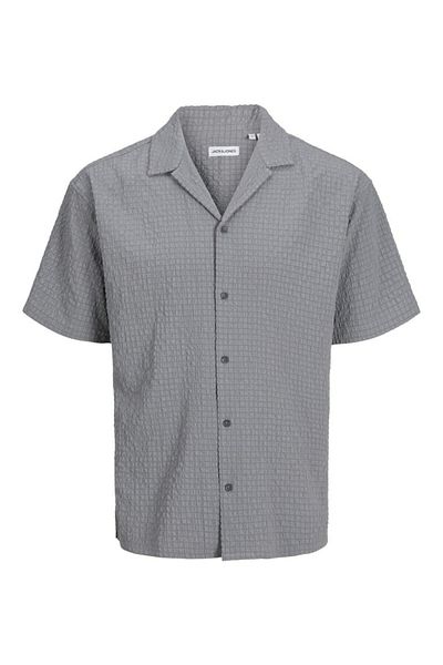Jack & Jones Мъжка сива риза Jjpablo Resort Ss 12269644-Ultimateg