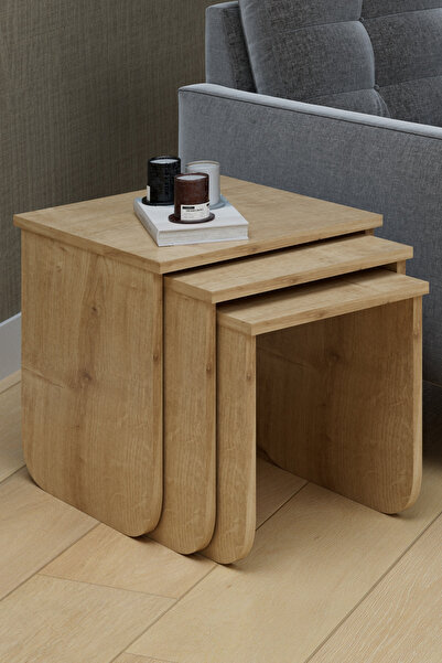 Skandi homeworks Skala 3'lü Zigon Sehpa