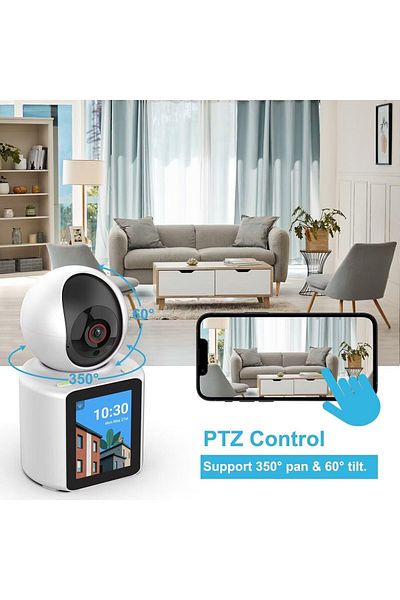 ideal STORE idealSTORE Baby Monitor and Surveillance Camera, Video Call, Rotation, Phone Monitoring, Acti