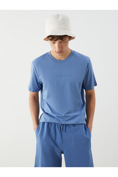 LC Waikiki Tricou pentru bărbați din bumbac pieptănat cu imprimeu XSIDE