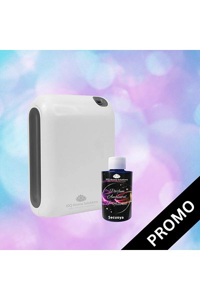 10Q Aroma Promo Pack - Scent Diffuser 10Q AromaLux Future 400 with Bluetooth + Red Sequoia Refill