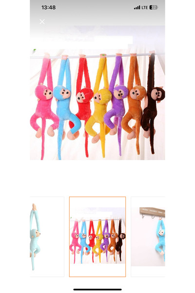 Toys Maymun sesli peluş