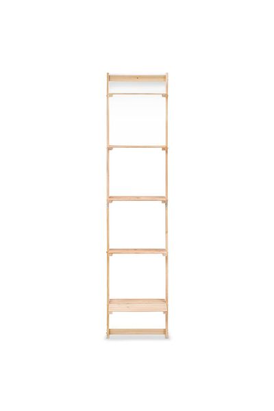 vidaxl Ladder Wall Shelf Cedar Wood 41.5x30x176 cm