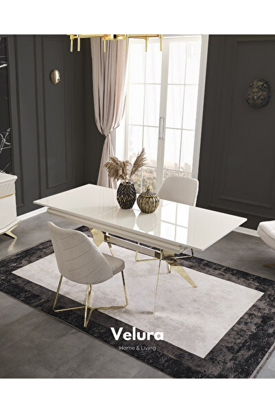 Velura Home & Living Angel Yemek Odası Takımı (Yemek Masası + 4 Adet Sandalye)