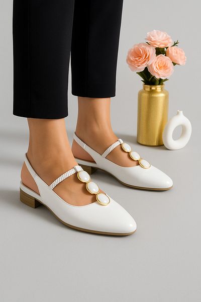 StWenn Women's Ballerinas Comfortable Lightweight No Sound Orthopedic Daily Shoes Ballerinas Home Office Outdoor Shoes