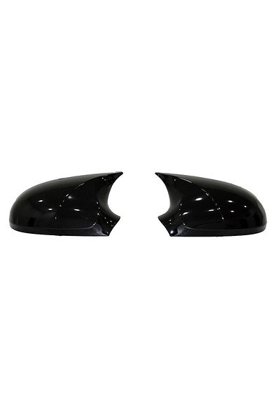ideal STORE Set 2 Capace Oglinzi tip BATMAN idealSTORE pentru SKODA OCTAVIA II 2009-2013, culoare Piano Black -