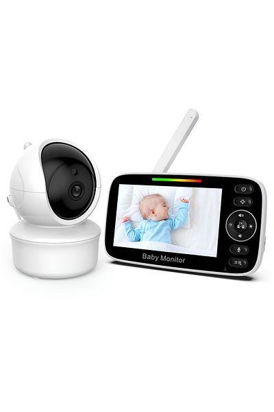 ideal STORE IdealStore MiniBaby Baby Monitor, 4.3 inch HD Screen, Auto Night Vision, Vertical and Horizontal Rotation