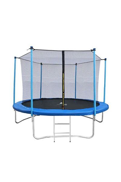 OEM Trambulina Copii cu Plasa de Protectie si Scara, SUPER JUMP, Diametru 305 cm, Safe Lock, Protectie A