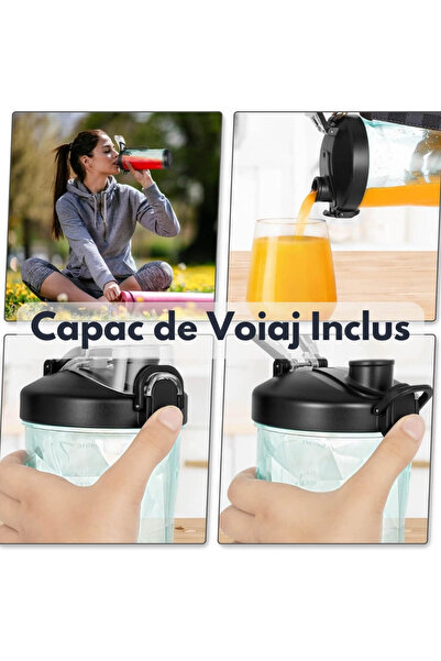 Zetta Innovation Blender Portabil Zetta Innovation® 540W, 600ml, USB-C, 4000mAh