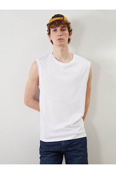 LC Waikiki Nevavm with Difference Oval Collar Men's Sleeveless T-Shirt