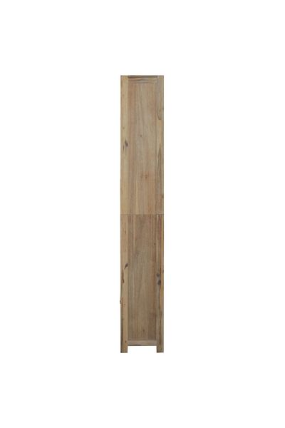vidaxl 7-Tier Bookcase 80x30x200 cm Solid Wood Acacia