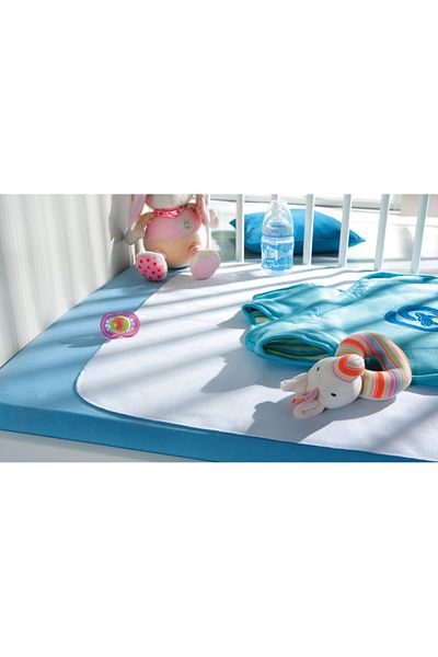 CDE Anti Allergic Mother Baby Newborn Diaper Changing Pad Cushion Cover (100% Natural Cotton Fiber)