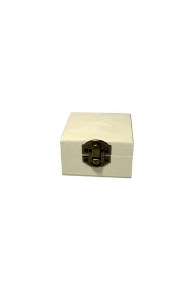 OEM Cutie lemn patrata, 8cm x 8cm x 5cm