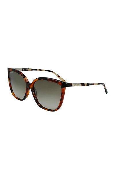 Lacoste Women's UV Protection Butterfly Sunglasses - 886895518468 - Lens Size: 59 Mm