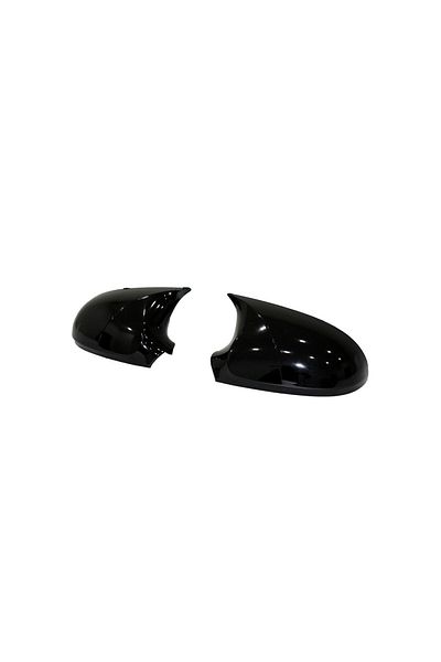 ideal STORE Set 2 Capace Oglinzi tip BATMAN idealSTORE pentru SKODA OCTAVIA II 2009-2013, culoare Piano Black -