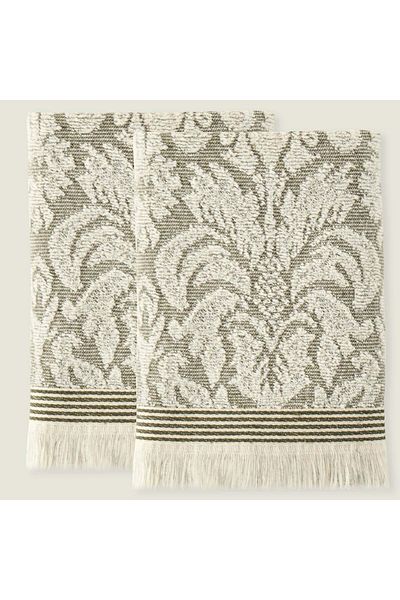 Bella Maison Set de 2 prosop de față Colin 100% bumbac verde (50x90 cm)