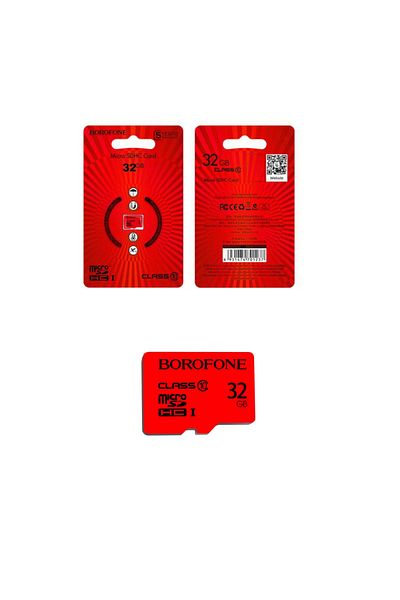 Borofone MicroSDHC card 32 Gb class 10, Borofone, read and write speed 85 / 10 MBs