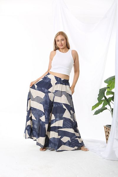 XL Modam Women's Plus Size Woven Viscose Plus Size Pants