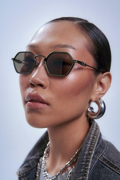 Bilge Karga Vhalen Green Sunglasses